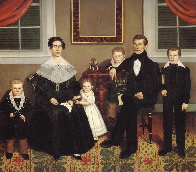 Erastus Salisbury Field Joseph Moore and His Family Norge oil painting art